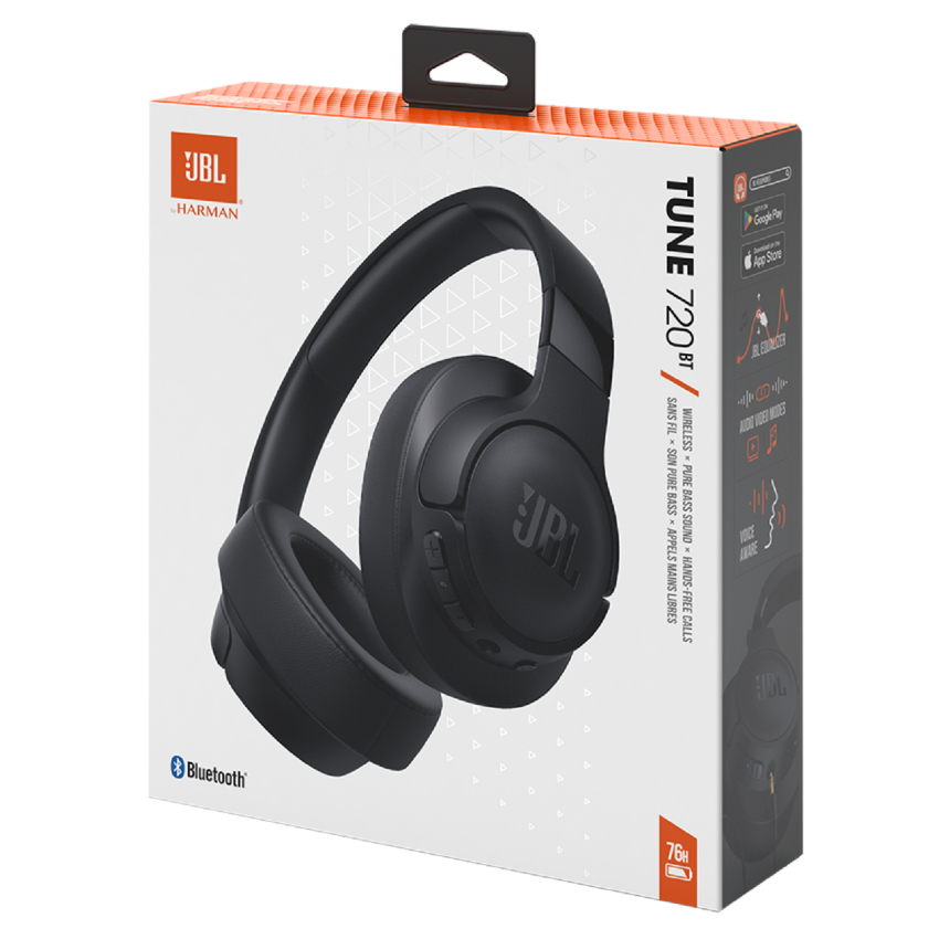 Auricular Bluetooth Jbl Tune 720 Negro